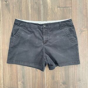 St. John’s Bay Black Casual Chino Short Shorts 16